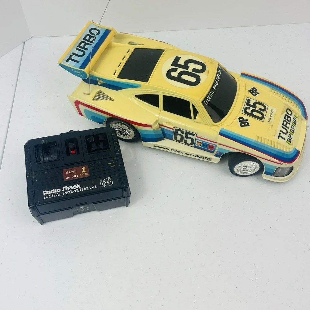Radio Shack K3 935‎ Porsche Remote Control Turbo Gelo Racing Team #65 For Parts